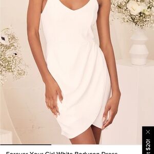 Lulus white bodycon dress